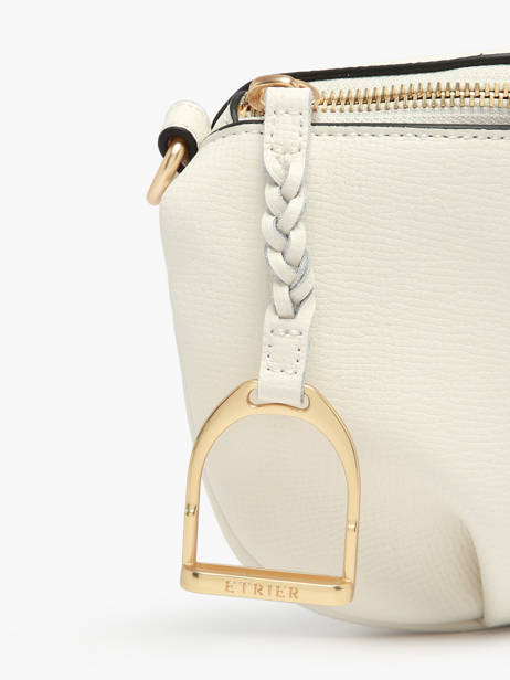 Sac Banane Torsade Cuir Etrier Blanc torsade ETOS022M vue secondaire 4
