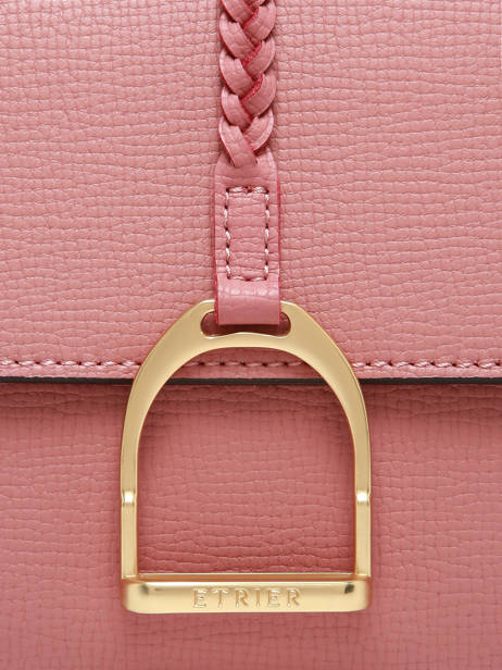 Shoulder Bag S Torsade Leather Etrier Pink torsade ETOS169S other view 5