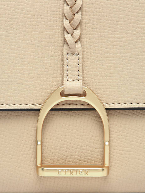 Shoulder Bag S Torsade Leather Etrier Beige torsade ETOS169S other view 5