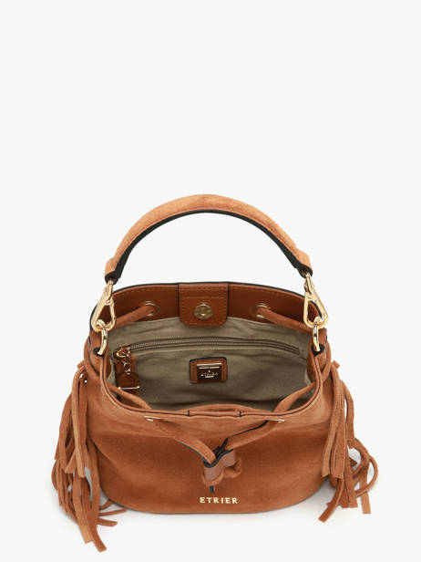 Sac Bandoulière Country Etrier Marron country ECOU194S vue secondaire 4