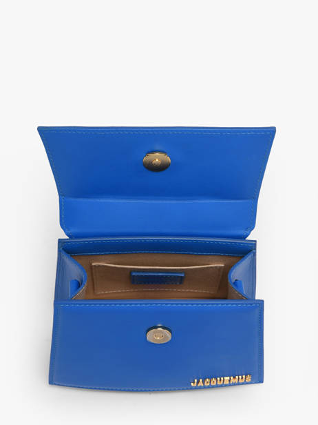 Preloved Leather Chiquito Moyen Crossbody Bag Jacquemus Blue second life 1560113 other view 5