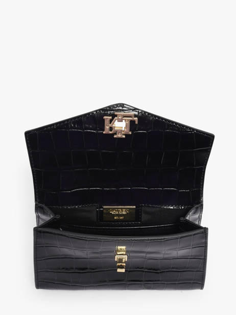 Sac Bandoulière Small Farrah Croco Cuir Lauren ralph lauren Noir farrah 31974462 vue secondaire 2
