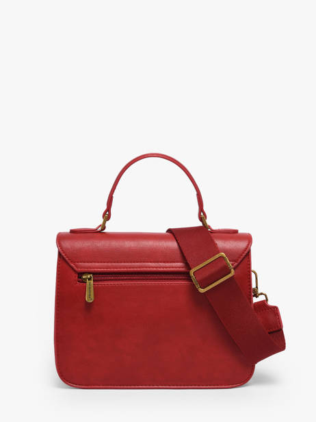 Sac Bandoulière City David jones Rouge city CM7520A vue secondaire 3