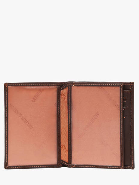 Wallet Leather Arthur & aston Brown ange 800 other view 1