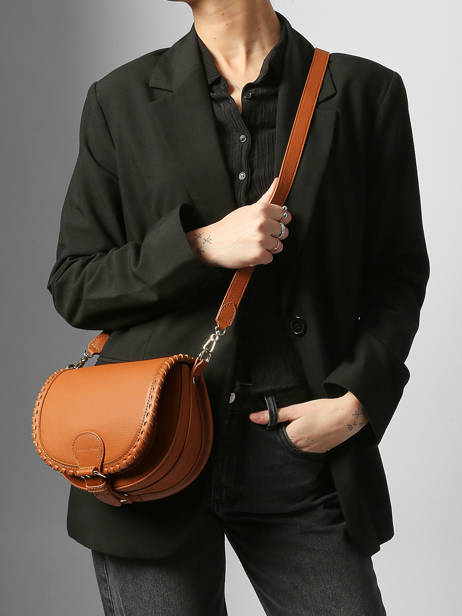 Small Leather Bobo Crossbody Bag Paul marius Blue vintage S other view 1