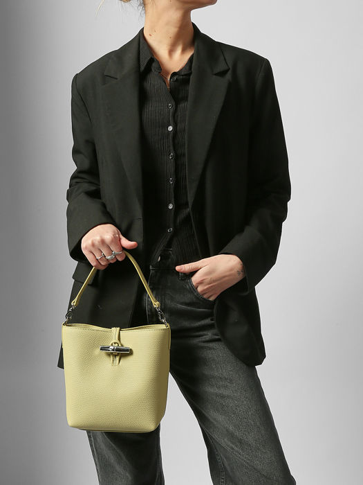 Longchamp Le roseau Sacs porté travers Vert