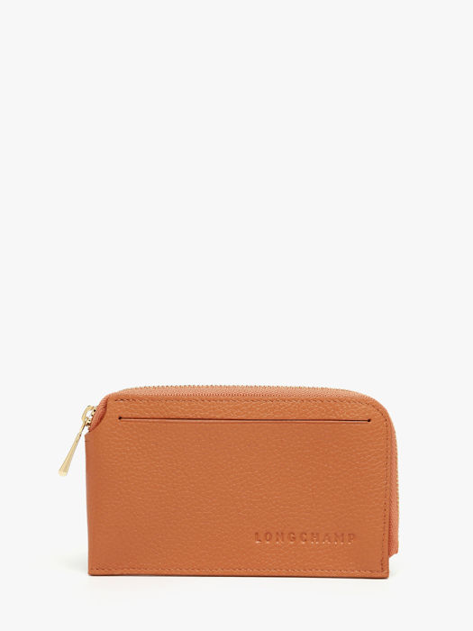 Longchamp Le foulonné Porte billets/cartes Marron