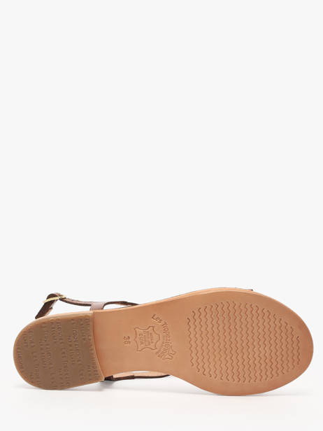 Nu-pieds Hamoon En Cuir Les tropeziennes Marron women HAMOON vue secondaire 8