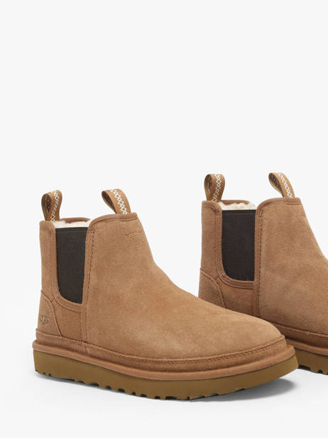 Chaussons Tasman En Cuir Ugg Marron men 5950 vue secondaire 1