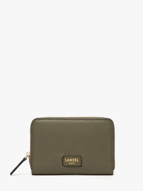 Portefeuille Cuir Lancel Vert ninon A14081