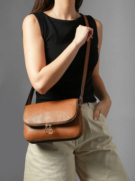 Medium Leather Tradition Crossbody Bag Etrier Brown tradition ETRA059M other view 1