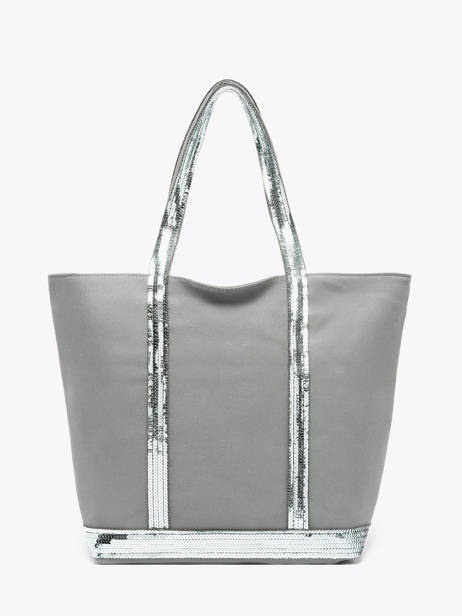 Sac Porté Main Cabas Coton Vanessa bruno Gris cabas 1V40378