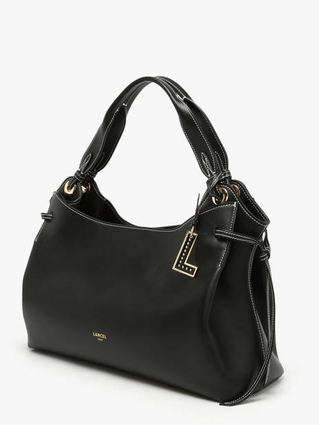 Shoulder Bag Swann Leather Lancel Black swann A13990 other view 2