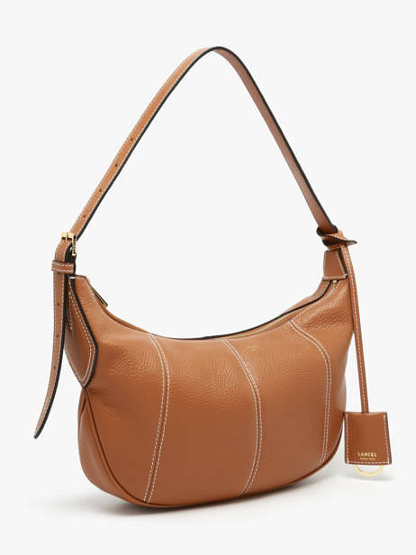 Medium Leather Victoire Hobo Bag Lancel Brown victoire A13993 other view 1