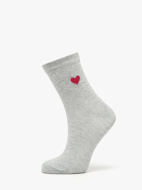 Women's Socks Lurex Heart Pieces Gray socks women 17159116