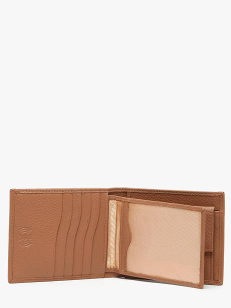 Portefeuille Cuir Crinkles Marron caviar 14023 vue secondaire 1