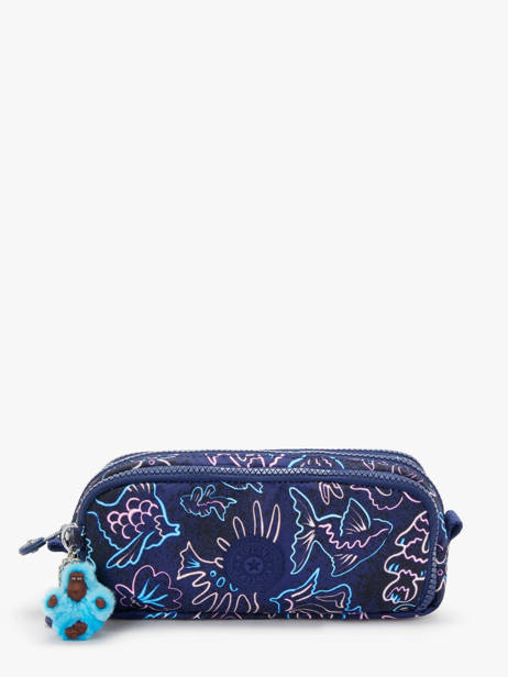 3-compartment Pouch Kipling Blue back to school / pbg PBGI3560