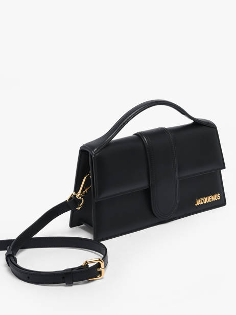 Sac Bandoulière D'occasion Grand Bambino Cuir Jacquemus Noir second life 1566393 vue secondaire 3