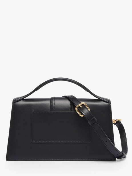 Sac Bandoulière D'occasion Grand Bambino Cuir Jacquemus Noir second life 1566393 vue secondaire 5