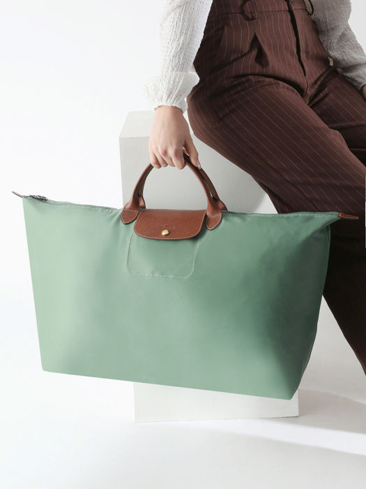 Longchamp Le pliage original Travel bag Green