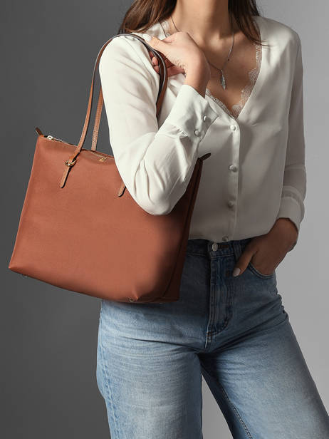 Sac Shopping S Keaton 26 Nylon Lauren ralph lauren Marron chadwick 31916737 vue secondaire 1