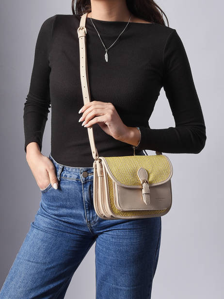 Sac Bandoulière Capri Hexagona Jaune capri 4020263 vue secondaire 1