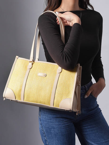 Shoulder Bag Capri Hexagona Yellow capri 4020264 other view 1