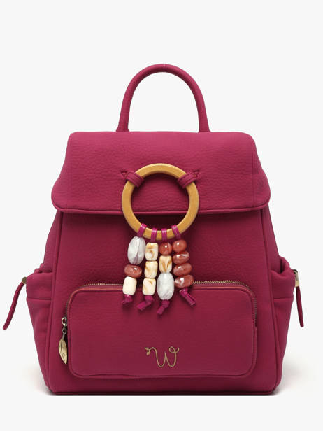 Backpack Woomen Pink camomille pearl WCAE02