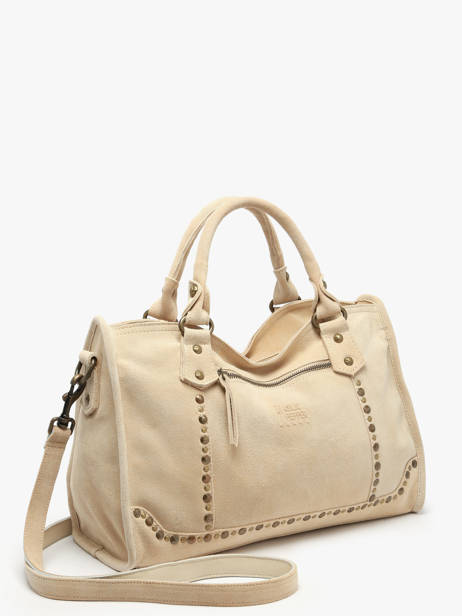 Sac à Main A4 Houston Cuir Basilic pepper Beige houston BHOU22 vue secondaire 2