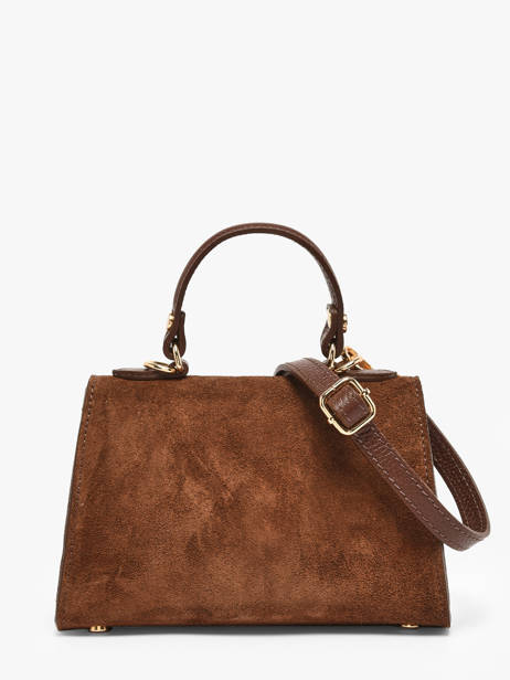 Shoulder Bag Velvet Caviar Leather Milano Brown velvet caviar VC25116 other view 4