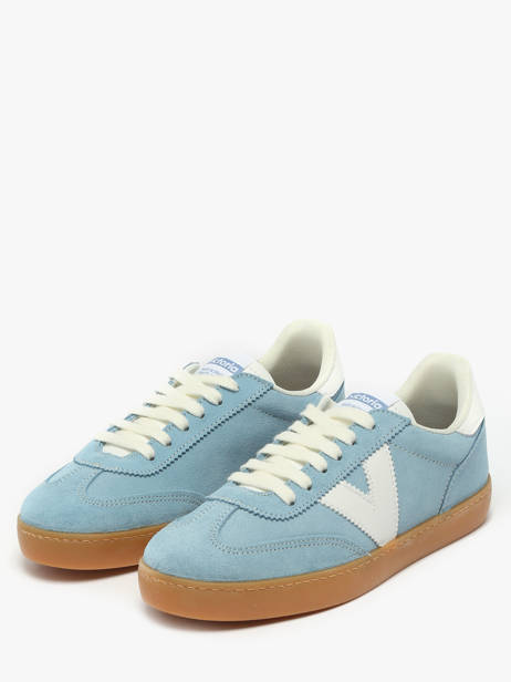 Sneakers In Leather Victoria Blue women 1126212 other view 1