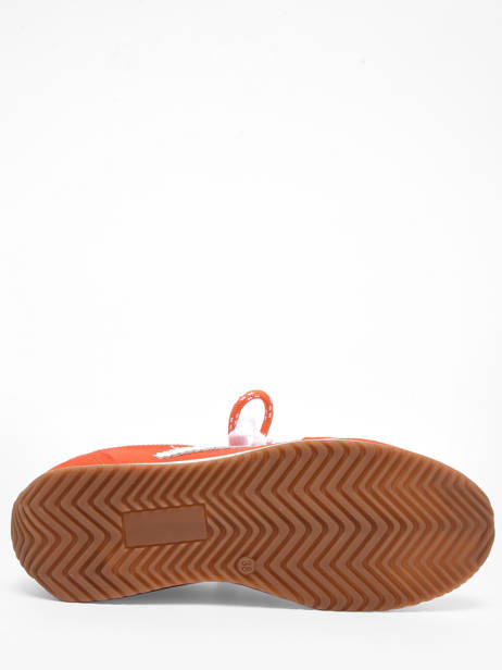 Sneakers June En Cuir Semerdjian Orange women JUNED479 vue secondaire 4