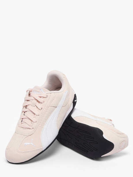 Sneakers In Leather Puma Pink women 40509707 other view 2