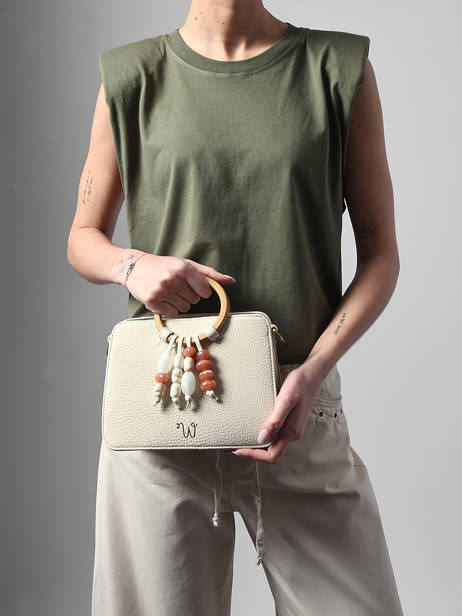 Crossbody Bag Camomille Pearl Woomen Beige camomille pearl WCAE1S other view 1