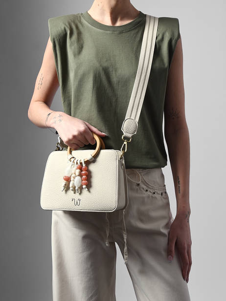 Crossbody Bag Camomille Pearl Woomen Beige camomille pearl WCAE1S other view 2