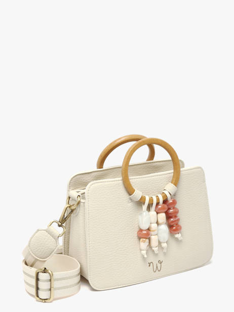 Crossbody Bag Camomille Pearl Woomen Beige camomille pearl WCAE1S other view 3