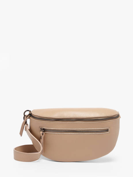 Sac Banane Caviar Cuir Milano Beige caviar CA23111