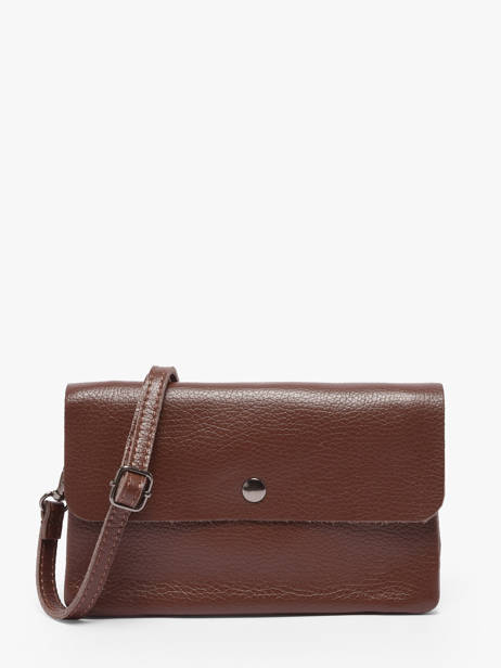 Sac Bandoulière Caviar Cuir Milano Marron caviar CA23067