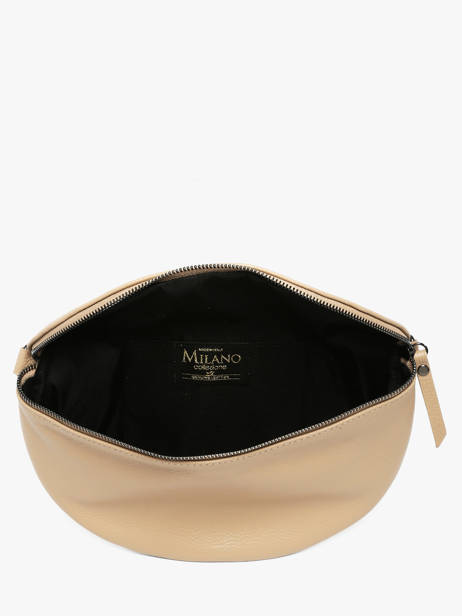 Sac Banane Caviar Cuir Milano Beige caviar CA21123 vue secondaire 3