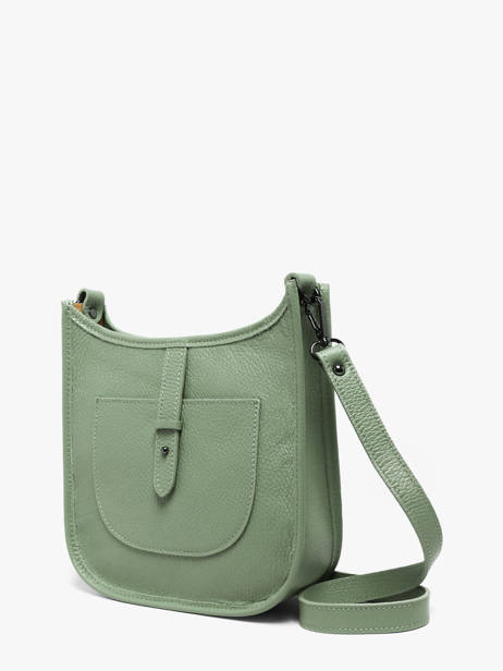 Sac Bandoulière Caviar Cuir Milano Vert caviar CA25067 vue secondaire 2