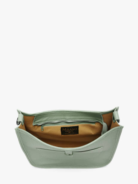 Sac Bandoulière Caviar Cuir Milano Vert caviar CA25067 vue secondaire 3
