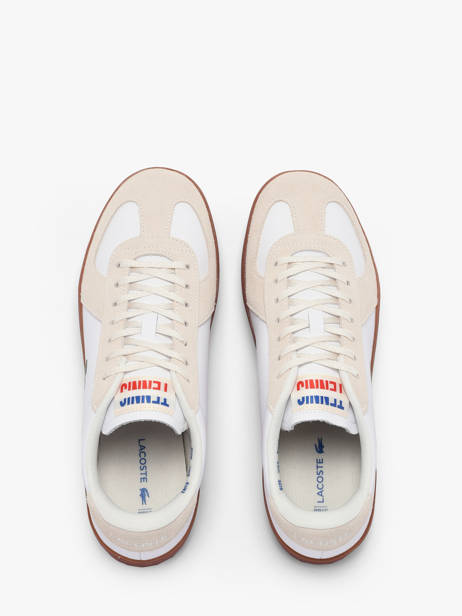 Sneakers En Cuir Lacoste Beige men 1SMA0077 vue secondaire 3