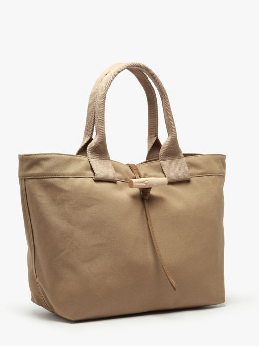 Longchamp Le roseau toile Handbag Beige