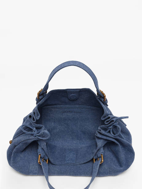 Sac Porté épaule Canvas Coton Gerard darel Bleu canvas D489 vue secondaire 3