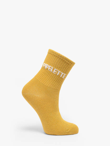 Chaussettes Miniprix Jaune socks A02