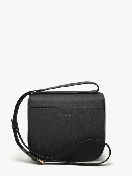 Sac Bandoulière Ulysse Cuir Nathan baume Noir odyssey 2 vue secondaire 4