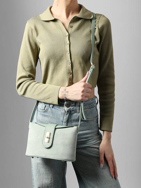 Shoulder Bag Velvet Caviar Leather Milano Green velvet caviar VC25115 other view 1
