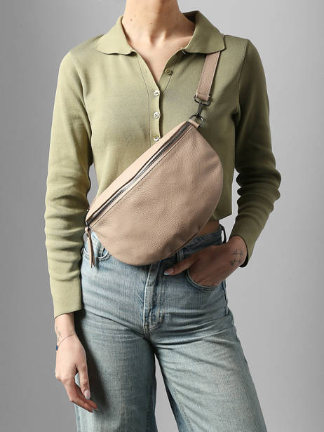 Leather Caviar Belt Bag Milano Beige caviar CA21123 other view 1