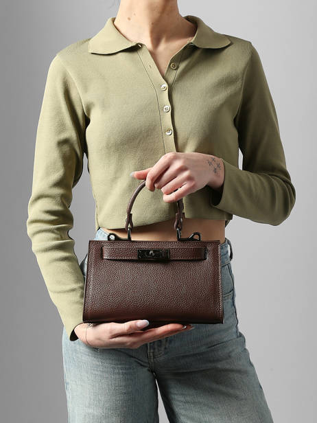Sac Porté Main Caviar Leather Milano Brown caviar CA25114 other view 1