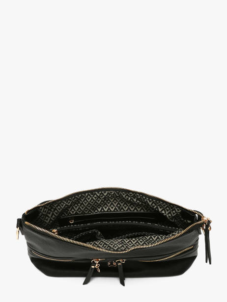 Sac Porté épaule Zip Lulu castagnette Noir zip ALCIDE vue secondaire 3